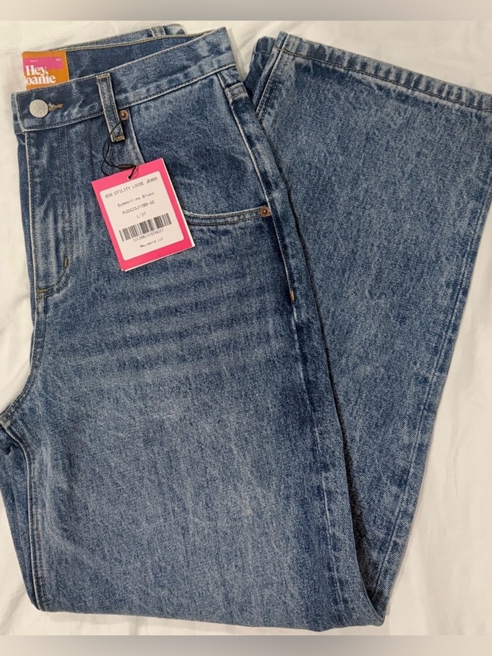 80’s Utility Loose Denim Jeans by Hey Joanie!